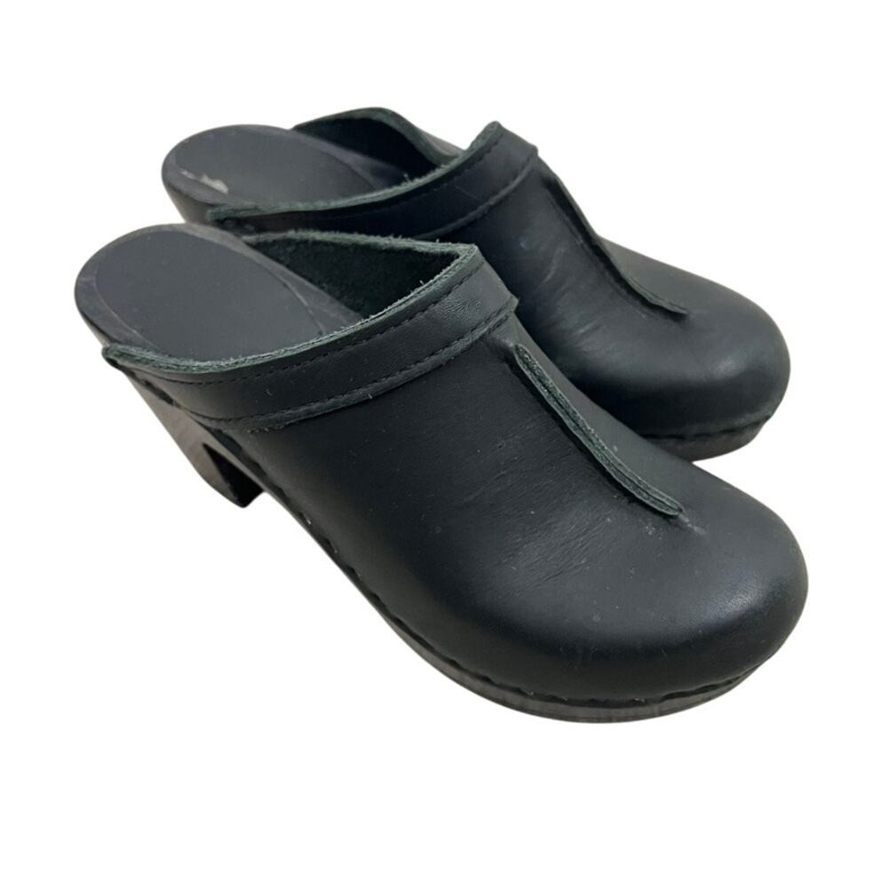 Sven Black Mule Clogs‎ Women Size 37